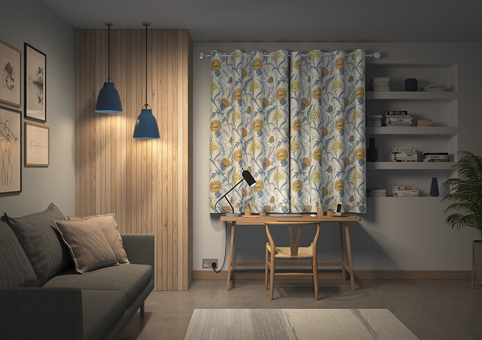 Acanthium, Ochre - Made to Measure Curtains - Image 7